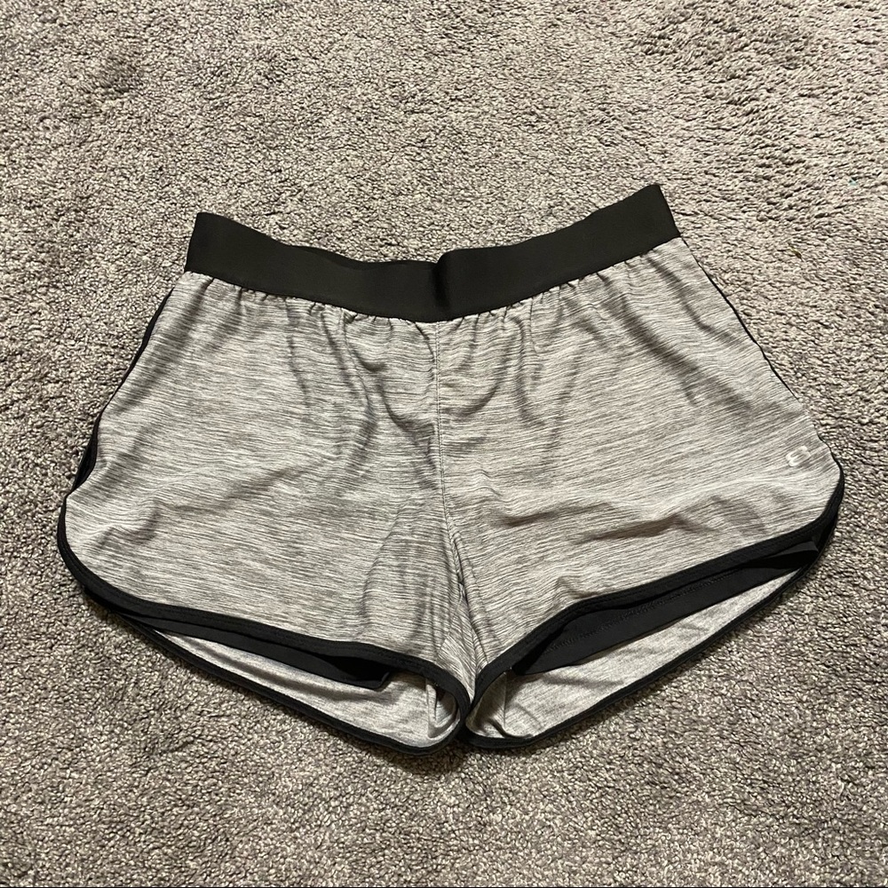 2/$20🔵 Layer 8 grey and black shorts with built in spandex
